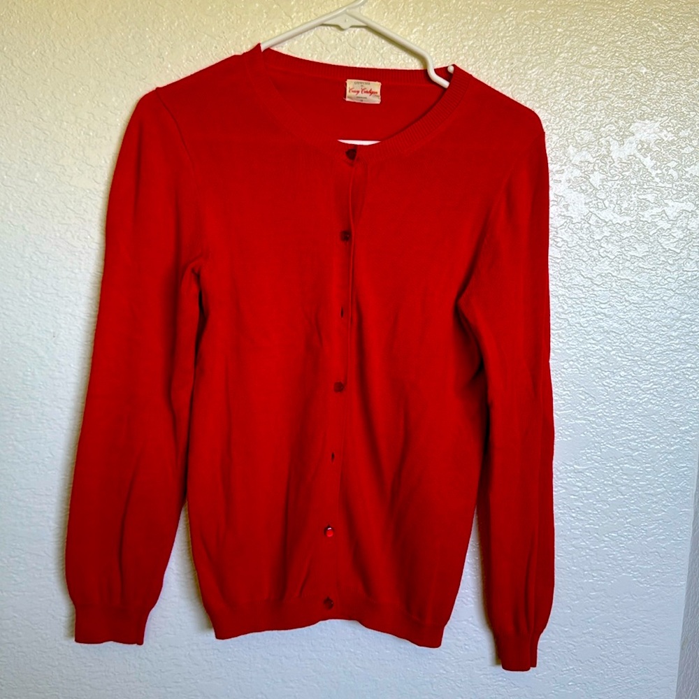 Easy Cardigan J. Crew red size 16